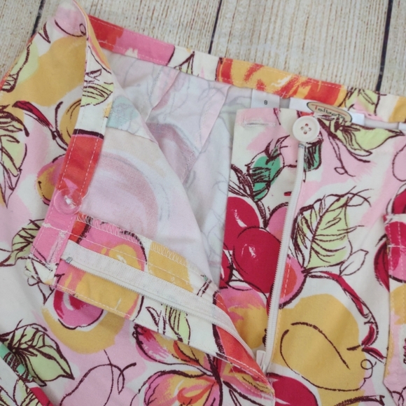 COPY - - TALBOTS Vintage Stretch CottageCore Fruit and Butterfly Coastal Grandm… - Picture 10 of 13